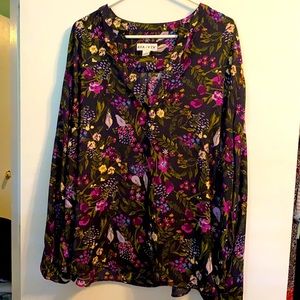Women’s plus silk blouse